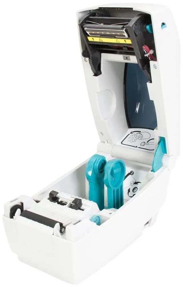 Alt view image 4 of 4 - ze bra- tlp2824 plus thermal transfer desktop printer for labels, receipts, bar codes, tags, and wrist bands - print width of 2 in - serial and usb port connectivity 282P-101110-000