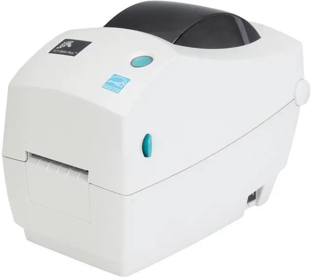 Alt view image 2 of 4 - ze bra- tlp2824 plus thermal transfer desktop printer for labels, receipts, bar codes, tags, and wrist bands - print width of 2 in - serial and usb port connectivity 282P-101110-000