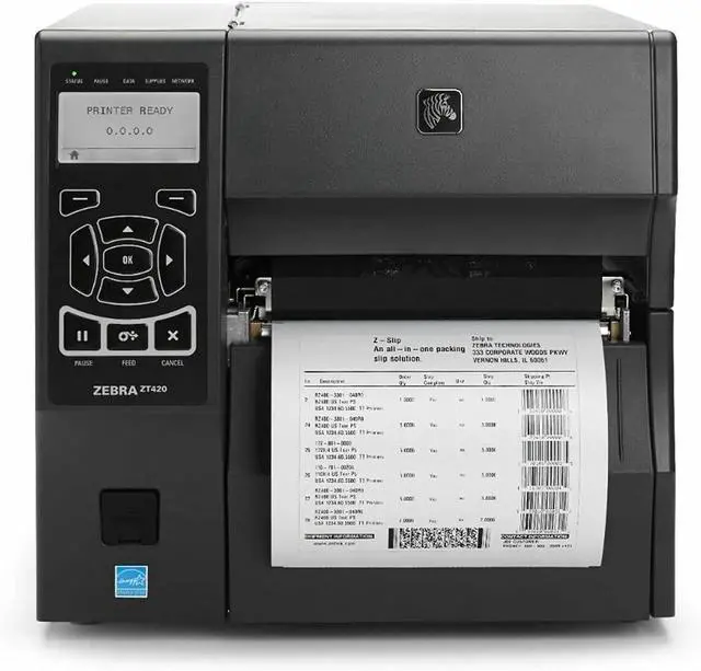 Main image of Ze bra ZT420 Direct Thermal/Thermal Transfer Printer - Monochrome - Desktop - Label Print ZT42062-T010000Z
