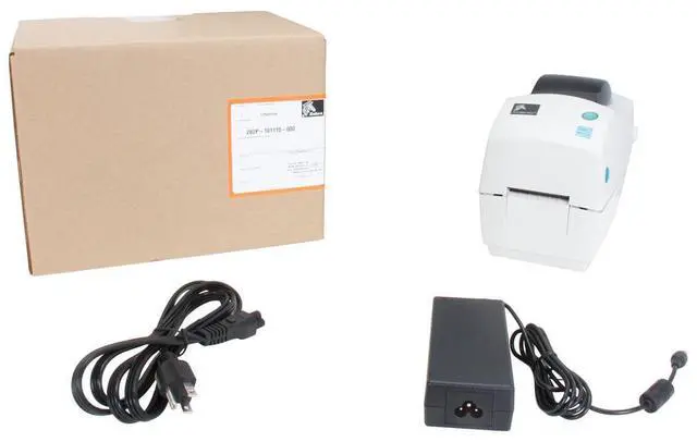 Alt view image 5 of 7 - Ze bra TLP2824 Plus 2" Thermal Transfer Desktop Bar code and Label Printer, 203 dpi, USB, Internal Ethernet (10/100), EPL/EZPL- 282P-101510-000