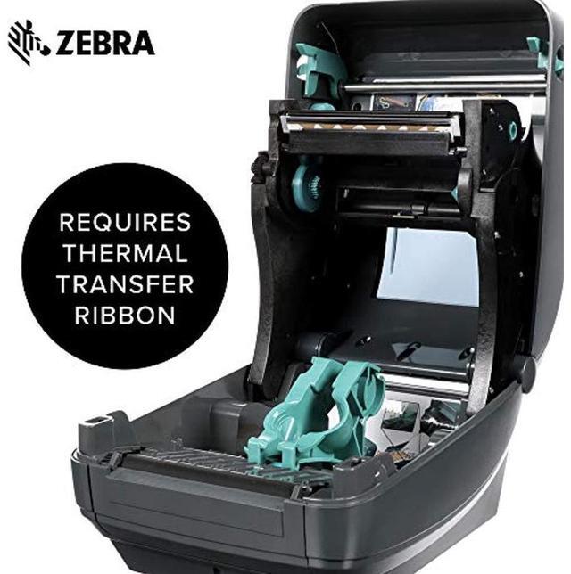 Alt view image 3 of 5 - Ze bra GK420t 4" GK42-102510-000 Desktop Thermal Transfer Label Printer, 203 dpi, USB, Serial, Centronics Parallel, EPL, ZPLII - GK42-102510-000