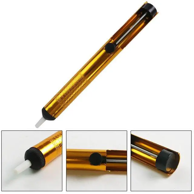 Alt view image 2 of 6 - 200mm/7.87Hand Tools Metal Solder Sucker Desoldering Pump Removal Vacuum Soldering Iron Desolder Suction Tin Pen Welding Tools