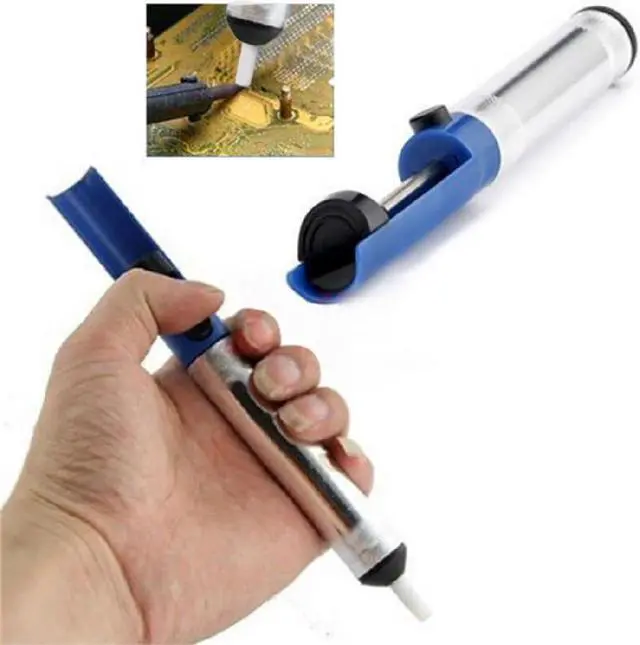 Alt view image 3 of 5 - Hot!1pcs Solder Sucker Desoldering Pump Tool Removal Vacuum Soldering Iron Desolder High Quality Solder Remover