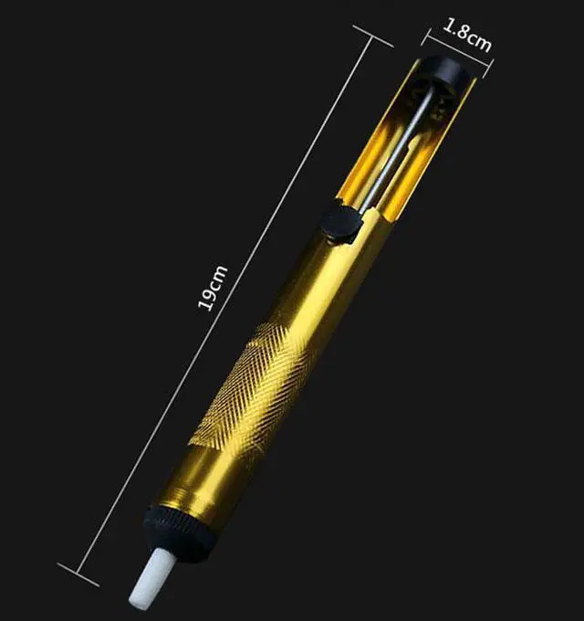 Alt view image 5 of 6 - 200mm/7.87Hand Tools Metal Solder Sucker Desoldering Pump Removal Vacuum Soldering Iron Desolder Suction Tin Pen Welding Tools