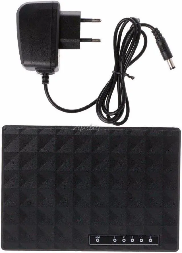 Alt view image 2 of 5 - Plug 5-Port 10/100/1000Mbps Fast LAN Ethernet Network Switch HUB Desktop Mini Adapter Whosale&Dropship