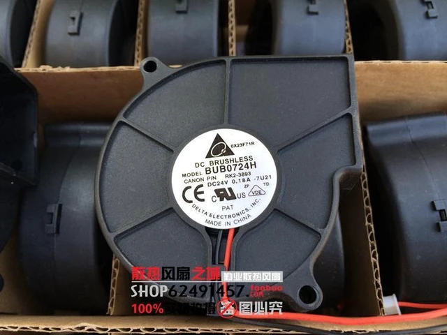 Alt view image 4 of 5 - for delta BUB0724H 7530 centrifugal turbo blower fan 24V 0.18A projector cooler 75*75*30mm