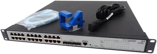 Alt view image 2 of 3 - HPE JE008A V1910-24G-PoE Ethernet Switch