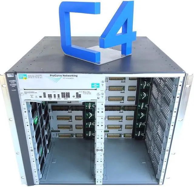 Alt view image 2 of 2 - HP J9091A ProCurve 8212zl Switch Chassis