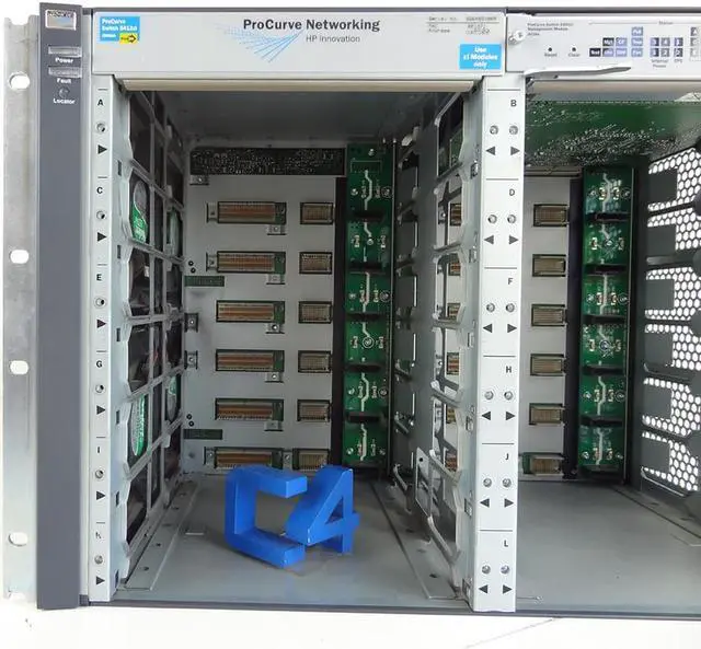 Alt view image 7 of 9 - HP J8698A ProCurve 5412zl Layer 3 Switch