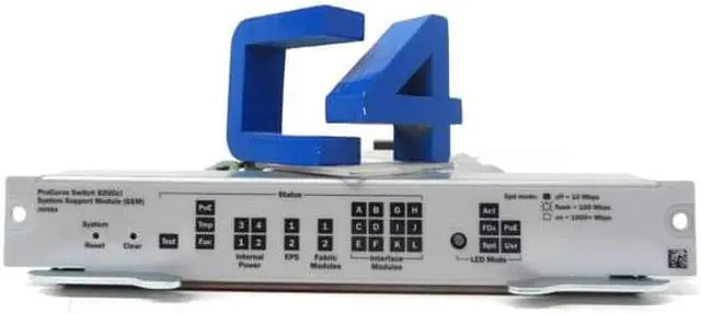 Alt view image 2 of 3 - HP J9095A ProCurve Switch 8200zl System Support Module