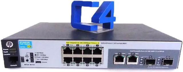 Alt view image 5 of 6 - HPE J9774A 2530-8G-PoE+ Ethernet Switch