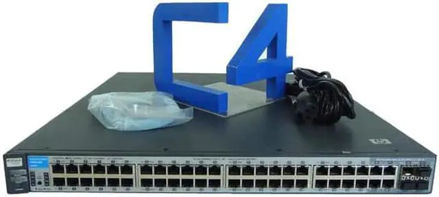 Alt view image 2 of 6 - HPE J9050A ProCurve 2900-48G Layer 3 Ethernet Switch