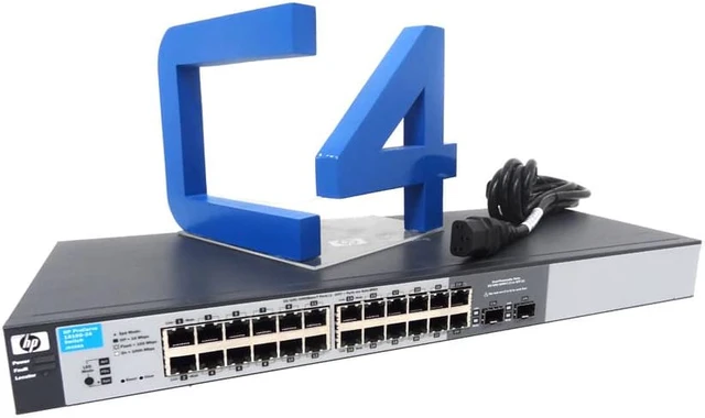 Alt view image 5 of 10 - HPE J9450A ProCurve 1810G-24 Gigabit Ethernet Switch