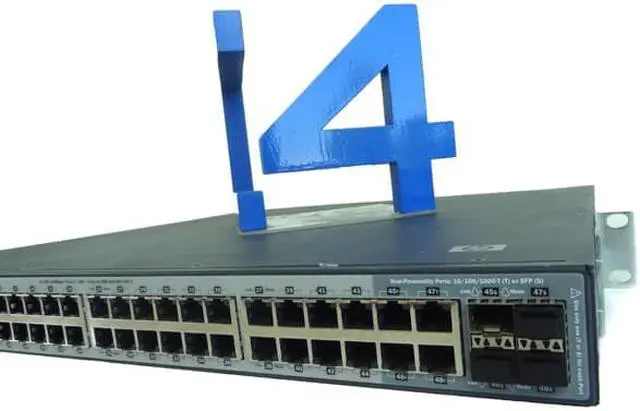Alt view image 4 of 6 - HPE J9050A ProCurve 2900-48G Layer 3 Ethernet Switch