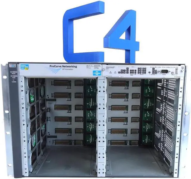 Alt view image 6 of 9 - HP J8698A ProCurve 5412zl Layer 3 Switch