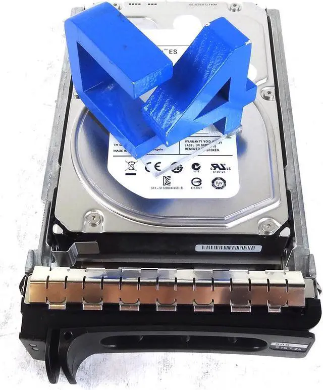 Alt view image 4 of 9 - Dell R755K 2TB 7200 RPM SAS 6Gb/s 3.5" Internal Hard Drive