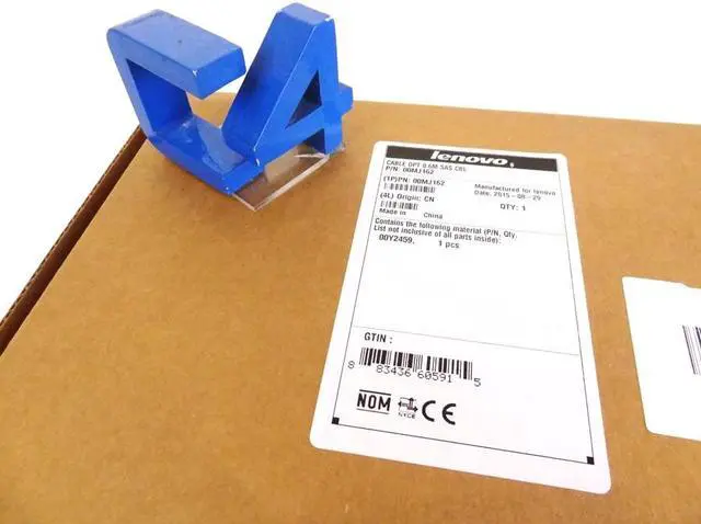 Alt view image 2 of 4 - Lenovo Model 00MJ162 1.97 ft. SAS Cable (mSAS HD to mSAS)