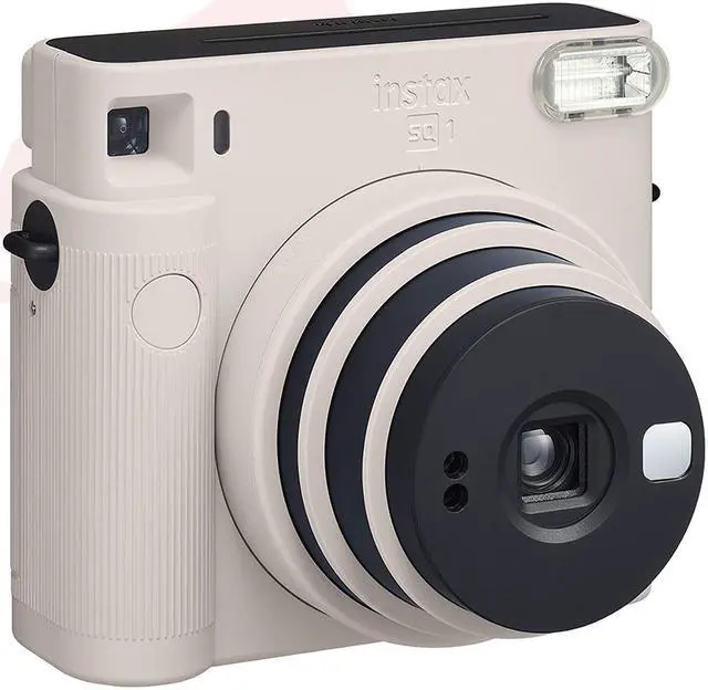 Alt view image 3 of 7 - Fujifilm Instax Square SQ1 Fuji Instant Film Camera Chalk White + 40 Film Bundle