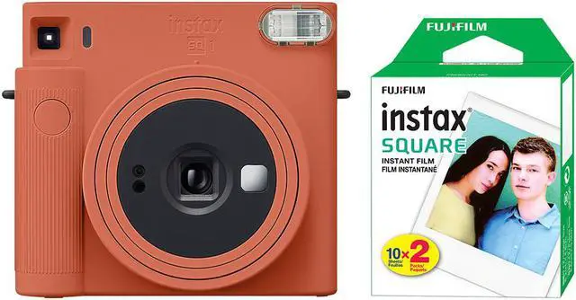 Main image of Fujifilm Instax Square SQ1 Fuji Instant Film Camera Terracotta Orange