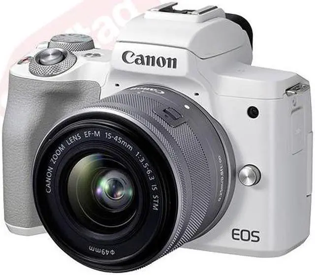 Alt view image 19 of 20 - Canon EOS M50 Mark II + EF-M 15-45mm is STM Kit White
