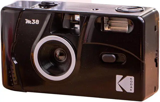 Alt view image 3 of 12 - Kodak M38 35mm Film Camera - Focus Free, Powerful Built-in Flash, Easy to Use (Starry Black)