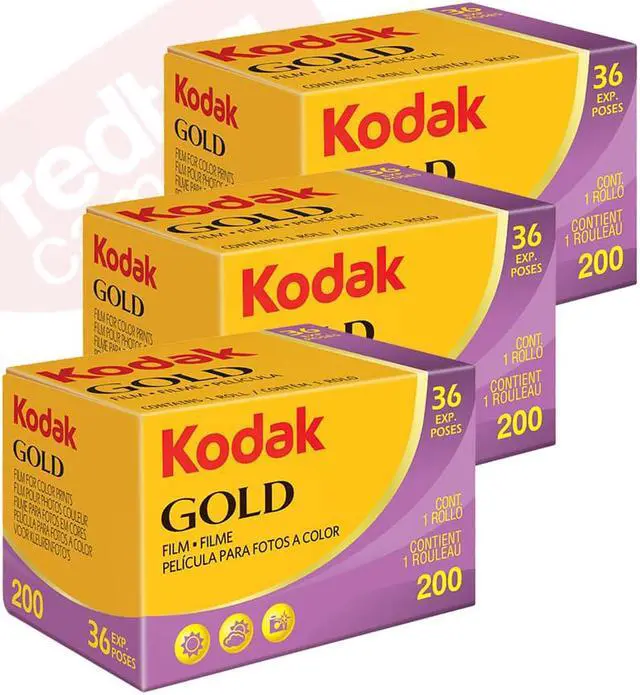 Alt view image 6 of 11 - kodak 1880806 gold 200 Film, gB13536-H - Pack of 3 (Yellow/Purple)