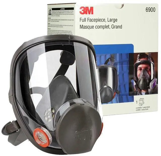 Alt view image 9 of 18 - 3M Full Facepiece Respirator 6000 Series Reusable 6900