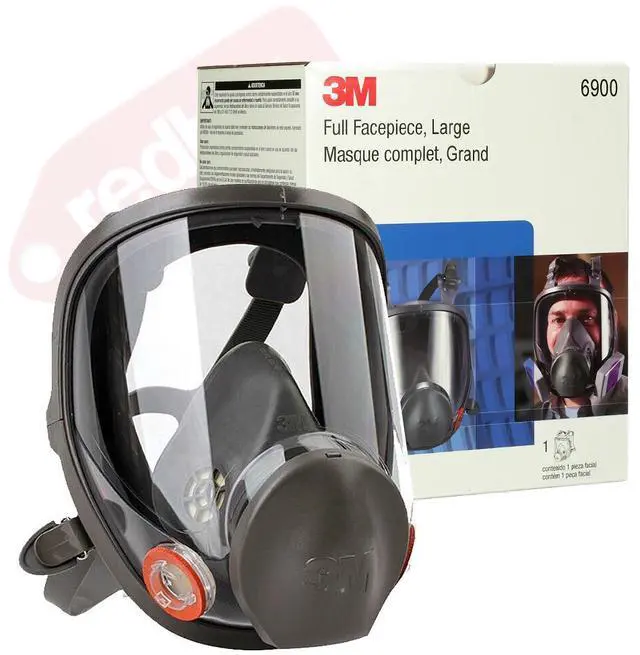 Alt view image 10 of 18 - 3M Full Facepiece Respirator 6000 Series Reusable 6900