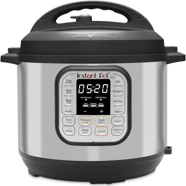 Alt view image 7 of 7 - Instant Pot 7-in-1 Programmable Pressure Cooker with Stainless Steel Cooking Pot and Exterior (6-Quart/1000-Watt)