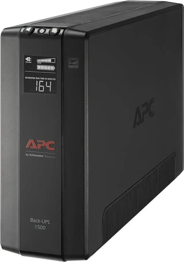 Alt view image 8 of 19 - APC by Schneider Electric Back UPS Pro BX1500M, Compact Tower, 1500VA, AVR, LCD, 120V