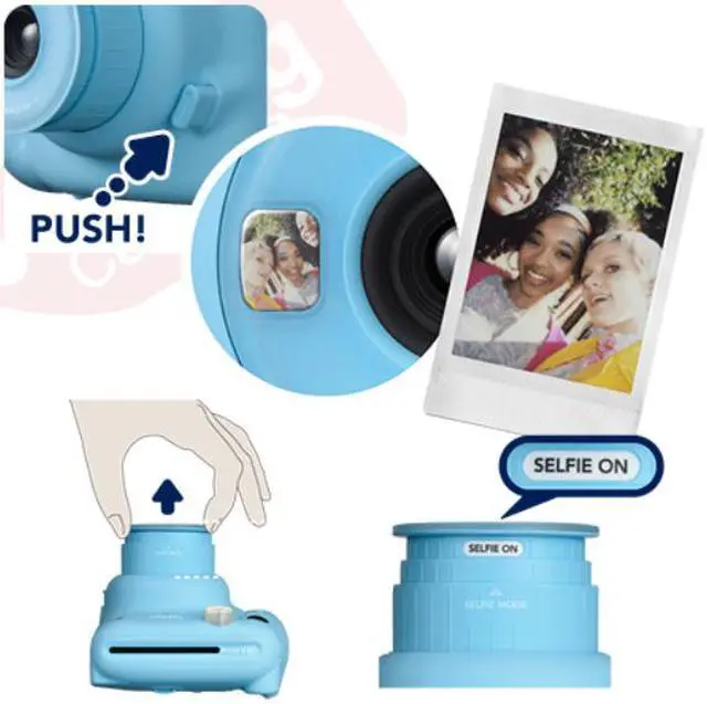 Alt view image 4 of 5 - Fujifilm Instax Mini 11 Instant Film Camera Charcoal Gray+ 40 Film Accessory Kit