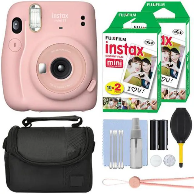 Main image of Fujifilm Instax Mini 11 Instant Film Camera Blush Pink + 40 Film Accessory Kit