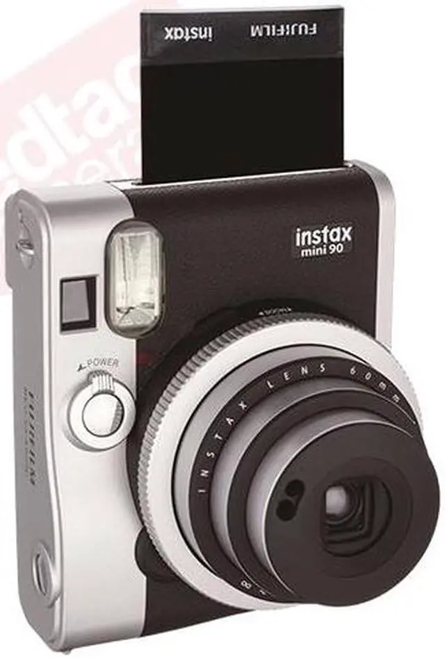 Alt view image 2 of 6 - Fujifilm INSTAX Mini 90 Neo Classic Fuji Instant Camera Brown + 40 Film Bundle