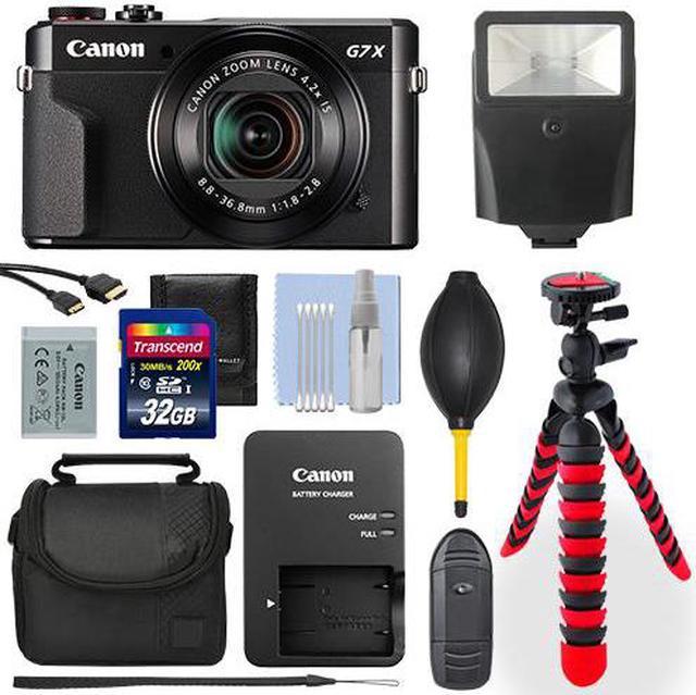 Canon Powershot G7x Mark II 20.1MP Digital Camera+ 32GB Deluxe Accessory  Package - Newegg.com