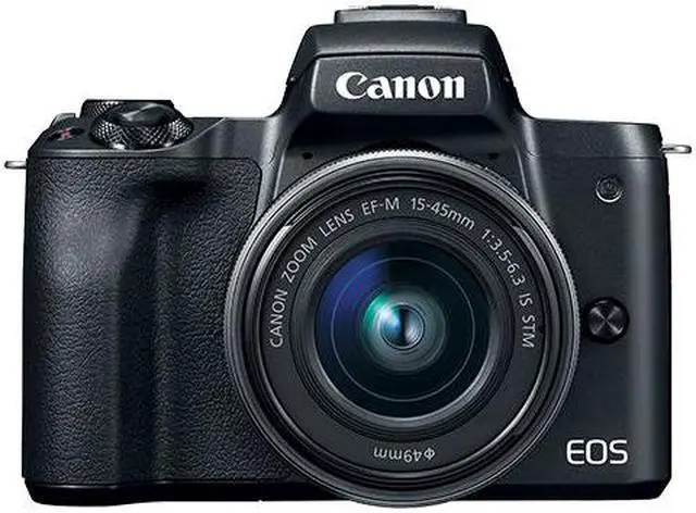 Canon EOS M50 Mirrorless Digital Camera with 15-45mm EF-M IS STM