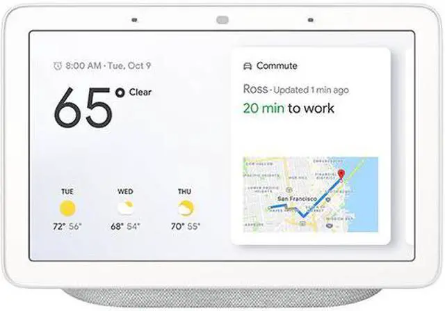Main image of Google Home Hub with Google Assistant Chalk