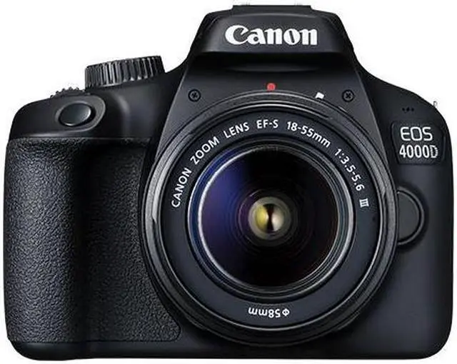 Main image of Canon EOS 4000D 18.0MP Digital SLR Camera with 18-55mm EF-S f/3.5-5.6 Lens