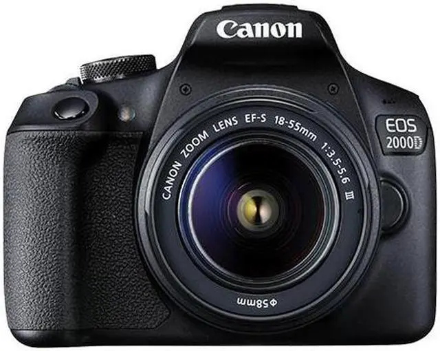 Main image of Canon EOS 2000D 24.1MP Digital SLR Camera with EF-S 18-55mm f/3.5-5.6 Lens