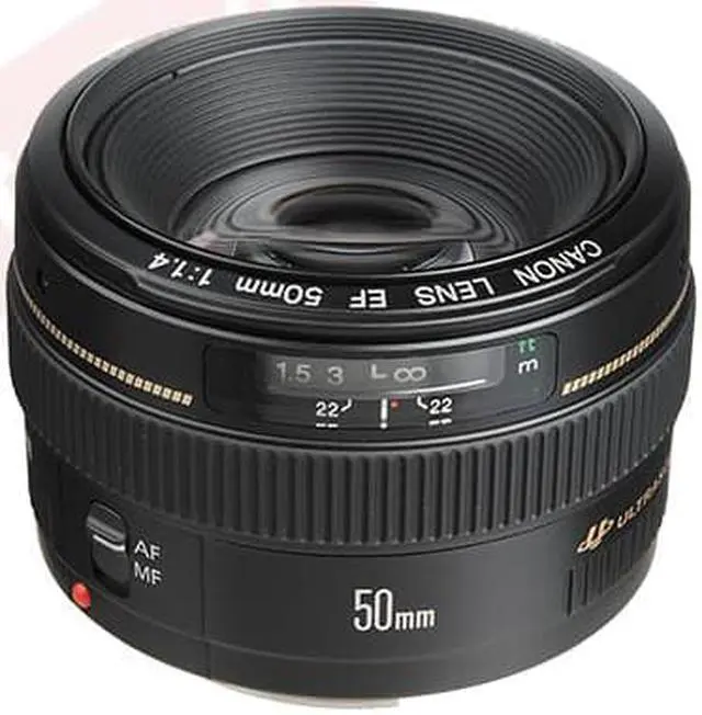 Alt view image 3 of 5 - Canon EF 50mm f/1.4 USM Lens + Lens hood + Filter Kit + Accessory Kit