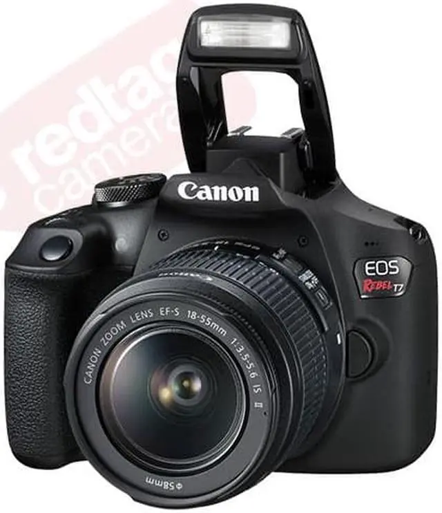 Alt view image 3 of 7 - Canon EOS Rebel T7 / 2000D DSLR Camera with 18-55mm IS II Lens+ Backup Power Kit