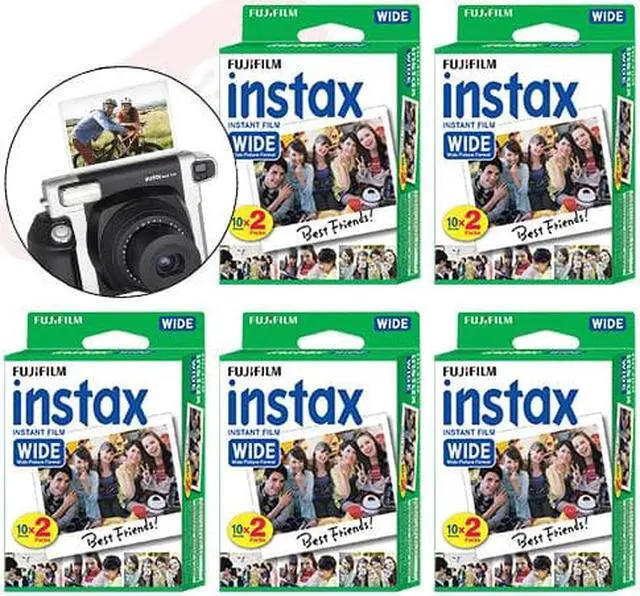 Alt view image 2 of 3 - Fujifilm INSTAX WIDE Fuji Instant Film 100 Sheets for Wide 300 Instant Cameras
