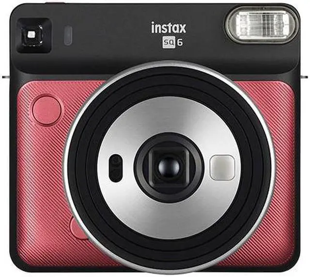 Alt view image 5 of 19 - Fuji Film 16608701 SQ6 Rudy Instant Camera, Red