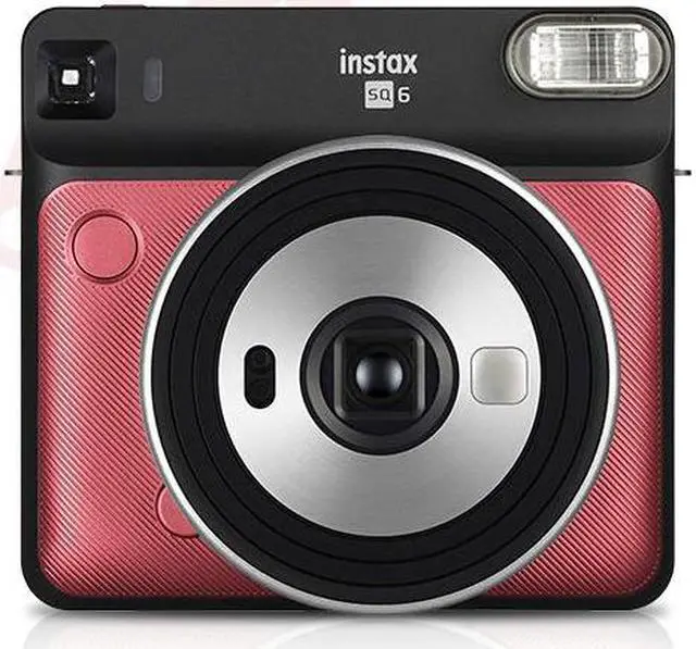 Alt view image 6 of 19 - Fuji Film 16608701 SQ6 Rudy Instant Camera, Red