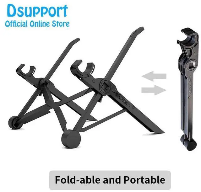 Alt view image 5 of 6 - NEXSTAND K2 laptop stand folding portable adjustable laptop lapdesk office lapdesk ergonomic notebook stand