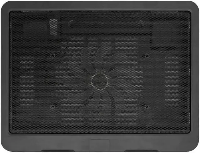 Alt view image 4 of 6 - 15.6inch Black Ultra Thin Laptop Cooling Pad Adjustable Stand Notebook Ventilation Fan USB Computer Bracket Cooler