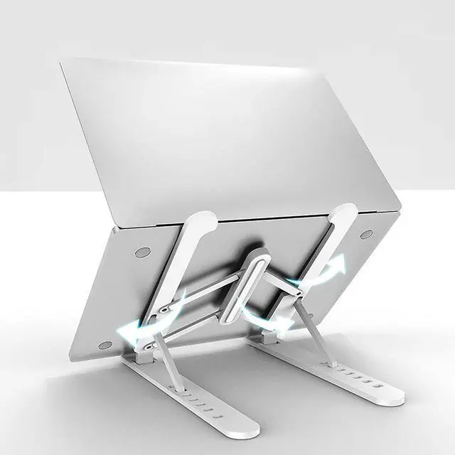 Alt view image 3 of 6 - Laptop Stand Holder Foldable Support Base Laptop Stand For Macbook Pro Air HP Lapdesk Computer Cooling Bracket Riser