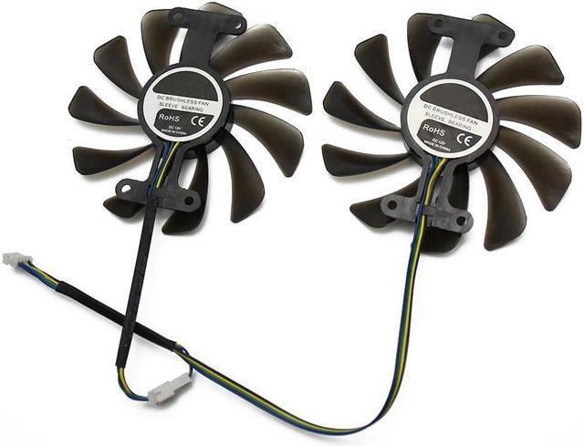 Alt view image 4 of 5 - 2PCS/lot 95mm 4Pin Cooler Fan Replace For Zotac GeForce GTX 1070 1080 GTX1070 GTX1080 AMP Edition Graphics Card Cooling Fan