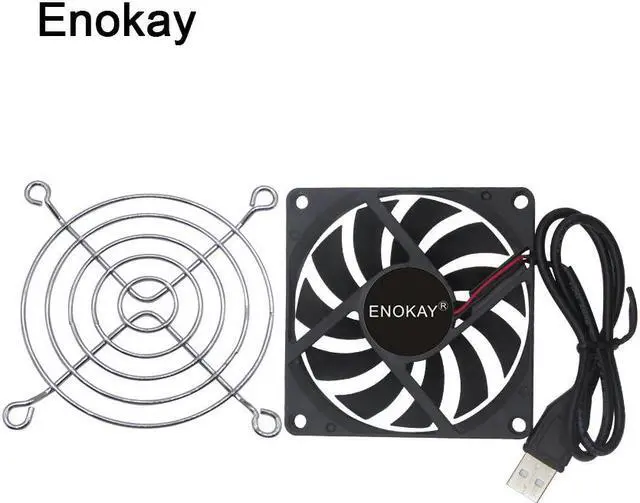 Main image of 2 Pieces High quality 80MM 5V USB 80x80x15mm 8cm 8015 Brushless DC Cooling Cooler PC CPU Computer Case Fan