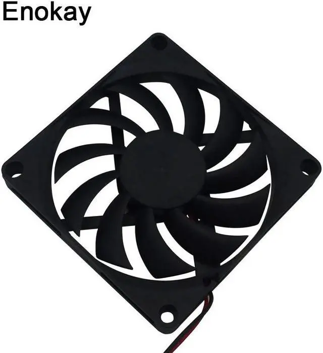 Alt view image 5 of 5 - 2 Pieces High quality 80MM 5V USB 80x80x15mm 8cm 8015 Brushless DC Cooling Cooler PC CPU Computer Case Fan