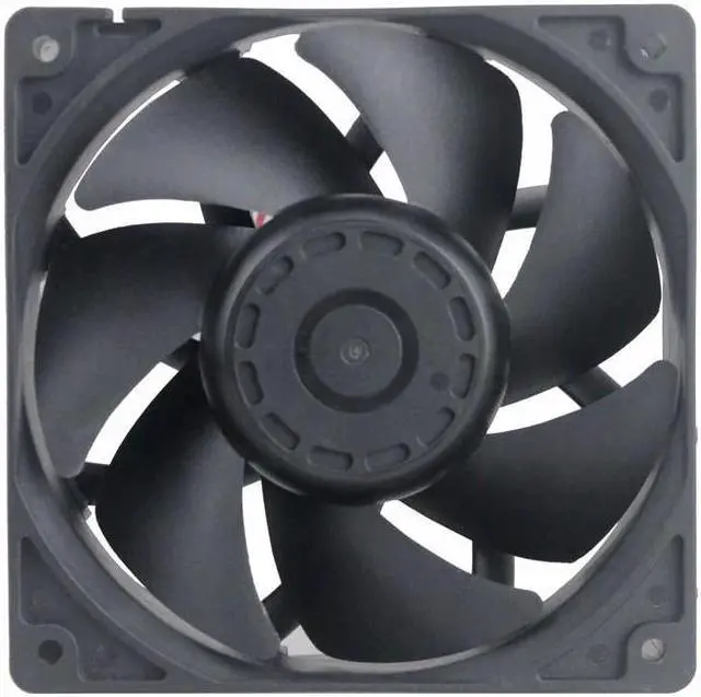 Alt view image 6 of 6 - 1 Piece 245CFM DC 24V 12cm 120x120x38mm Dual Ball Cooling Fan 120mm x 38mm CPU PC Case Cooler 12038B 0.6A High Pressure